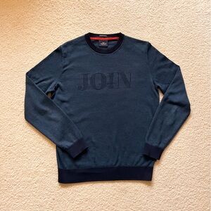 100% Cotton/ TEODOR/ Navy Blue Sweater